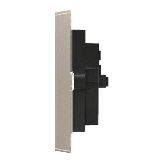 ABB switch socket panel Xuanzhi series gold frameless type 86 household power supply five-hole socket