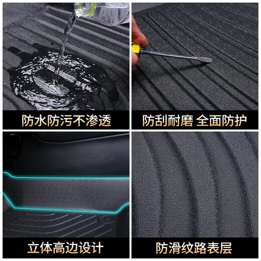 Yusenyi Special Hyundai i30/ix25/ix35 siebte Generation 7/6 Elantra yedong, voll umzuredelte TPE-Autofußmatte einschichtige 5-Seter-Fuß-Fuß-MAT HYUNDAI YOUDONG 08-16