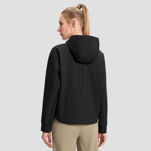 迪桑特（DESCENTE）TRAINING系列针织运动连帽宽松上衣夹克女款 WT-WHITE L