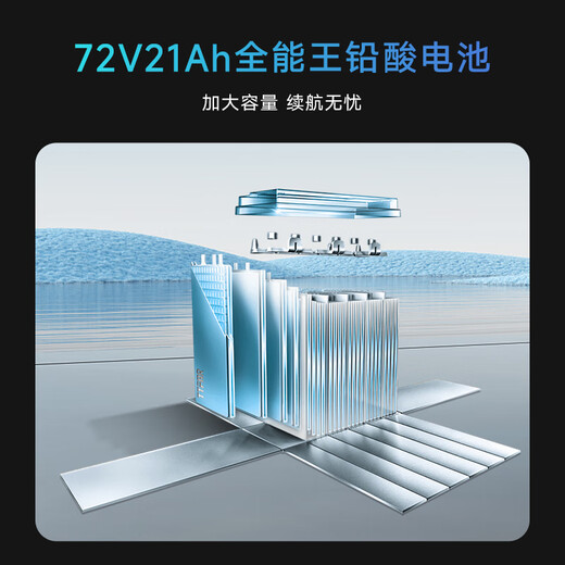 Yadi Electric Motorcycle E30Plus-M Electric Motorcycle 72V21Ah Lead Acid Long Range Smart Electric Light Motorcycle Unisex Long Distance Commuting Motorcycle Battery Car Dolphin Gray