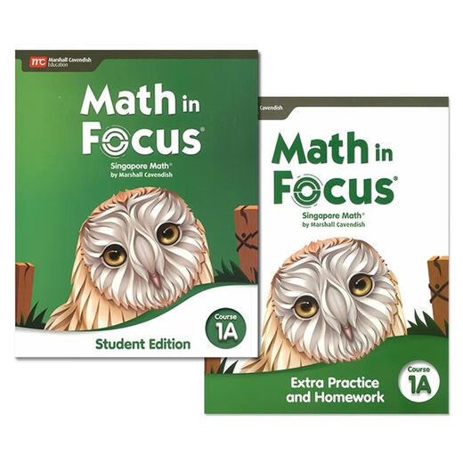 新加坡数学Math in Focus新版678年级初中数学教材原版进口MC出版 Course 1B 练习册六年级下册