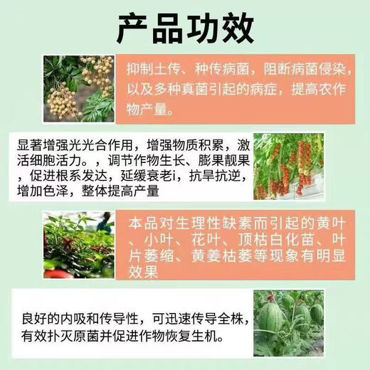 Soil bacteria clear agricultural genuine soil-borne diseases special rapid disinfection, sterilization and resistance to repeated cropping microbial fertilizer 5 bags, sterilization and disease resistance, soaring production