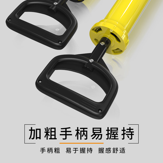 卡夫威尔 半筒式堵缝枪 铝合金门窗手动玻璃胶枪省力硅胶枪 打胶神器 水泥填缝枪(圆口)695mm GU5560
