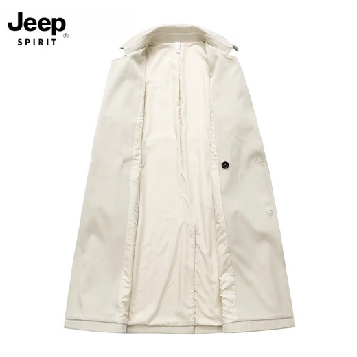JEEP SPIRIT German mid-length windbreaker men's British style casual over-the-knee coat jacket for men khaki WASSUP OTHER M Recommended weight 90-120Jin Jin equals 0.5 kg