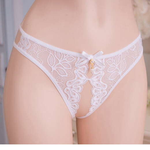 Jiumu Yadai sexy underwear women's underwear sexy pajamas lace open hollow see-through thong one size black one size