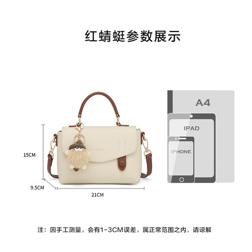 Rote Libellefly-Tasche Frauenbeutel 2025 Neues Top-Kuhladen One-Shoulder Crossbody Handtasche Geschenk für Freundin und Frau Geburtstagsgeschenk