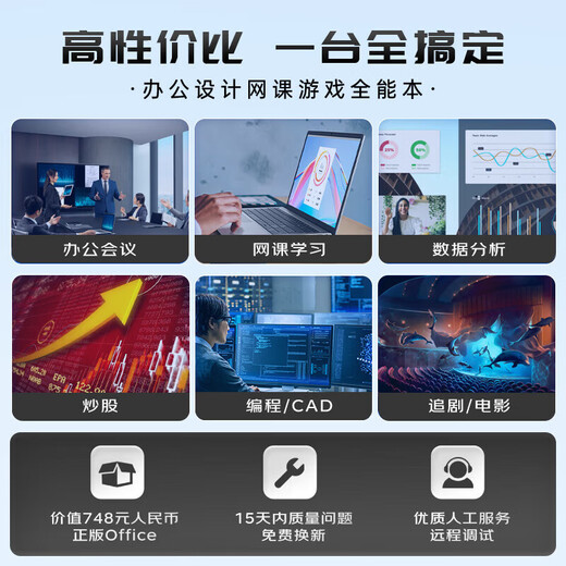 
Dell (DELL) [National Subsidy] Laptop Lingyue 15 Pro Achievement 15 3530 15.6-inch thin and light laptop Business office student design all-around notebook Super value recommendations | Gray I5 16G 512G | Door-to-door 丨Net port Official standard configuration