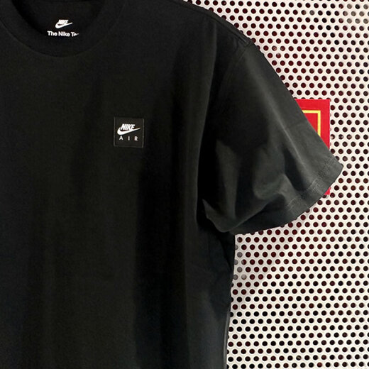 耐克（NIKE）短袖男装夏季新款跑步训练运动服透气休闲圆领时尚T恤HQ9249-010 HQ9249-010/背后AIR印花 S