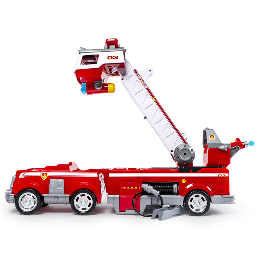 Wangwang team made great contributions genuine super large Ultimate Maomao Fire Truck Sound and Light Rescue Vehicle Children's Birthday Gift Toys 16759 Ultimate Standard Police Car Aqi
