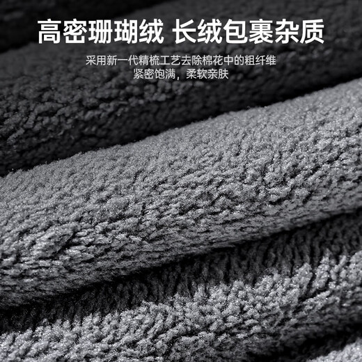 Biaz car wash towel, car wipe rag, special car towel, suede thickened, water-absorbent, traceless, suitable for Xiaomi car wash
