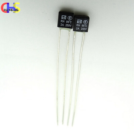 Square thermal fuse thermal protector fuse RH1A 2A 85 95 120 130 145 150 degrees 85 degrees 100 pieces 2A250V