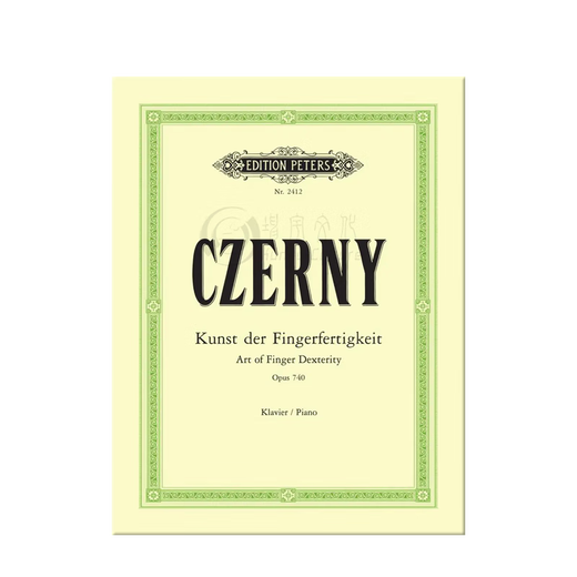 
Cheerney's Finger Technical Etude 50 Op740 699 Piano Solo Peters Original Musical Book The Art of Finger Dexterity Studies fo Default