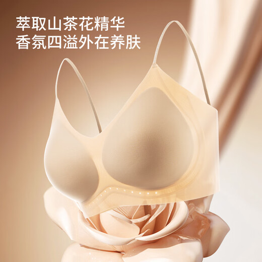 猫人（MiiOW）粉底液内衣女夏季薄款女士无钢圈文胸女隐形内衣小胸聚拢显大胸罩