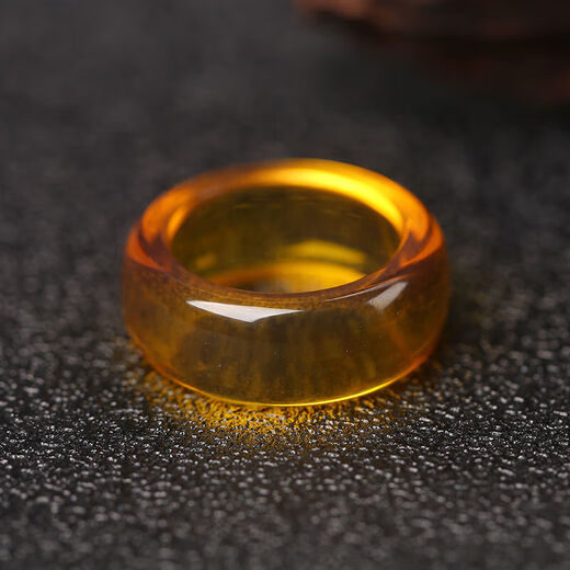 OINE original ore natural amber beeswax chicken fat yellow blood amber blue amber gold amber hundred flower nectar ring ring ring bracelet bracelet (original ore fidelity natural blood amber model) 18mm ring mouth