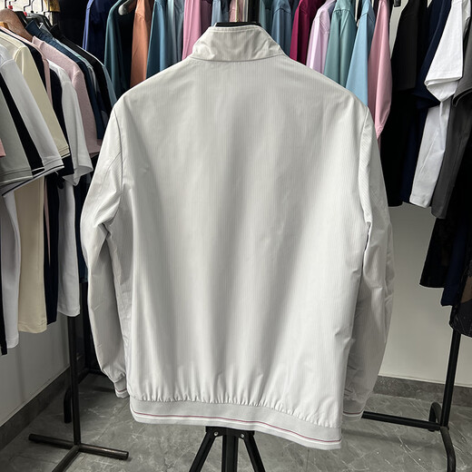 Veste à col de stand Pierre Cardin 2025 Tops polyvalents à glissière Fashion et automne pour hommes