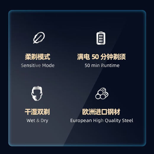 新安怡飞利浦PHILIPS剃须刀干湿双剃型三刀头全身水洗S3886七夕送礼物 飞利浦S3886【新一代旋风系列】 官方标配