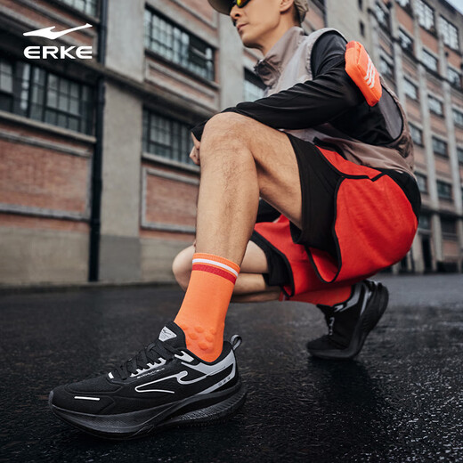 Hongxing Erke sports shoes running shoes men's shoes water-repellent technology jogging shoes shuttle 4 non-slip wear-resistant running shoes 51125303050