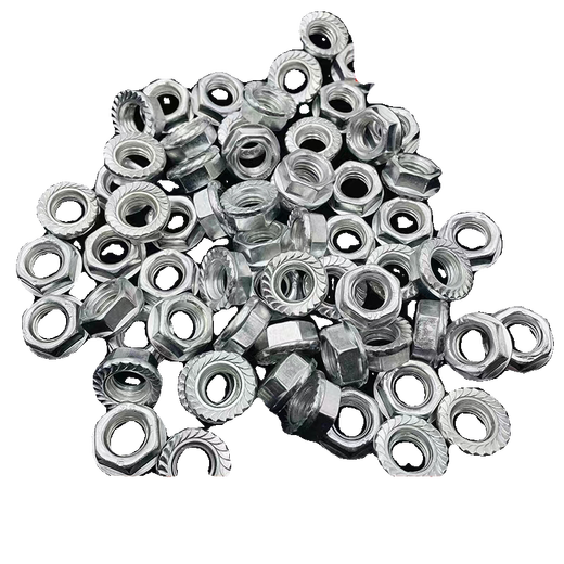 Wen Yijia whole piece galvanized nut hexagonal anti-loosening anti-slip floral thread flange screw tooth belt pad nut universal M440Jin[Jin equals 0.5 kg] (1Jin[Jin equals 0.5 kg] about 450 pieces)