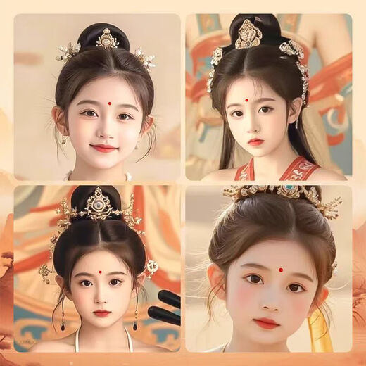 XPEL children's makeup face stickers, stage makeup, performance face diamond stickers, sequins, rhinestones, sparkling diamonds, red dot forehead stickers 1 piece