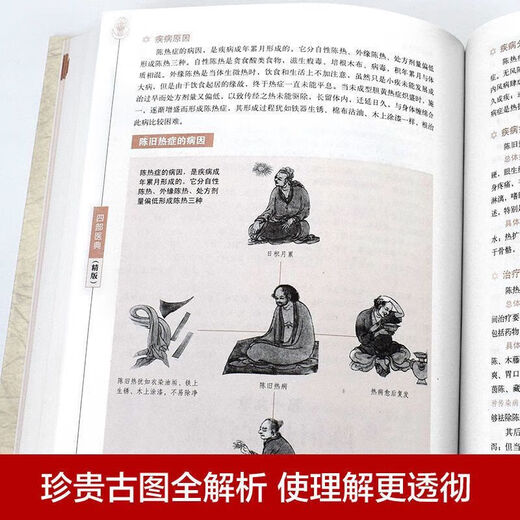 【自营专属图书】大开本687页四部医典古代藏医诊治经验藏医药学百科全书图解中医基础理论与实践中医自学百日通中医 2册简明藏医学史四部医典