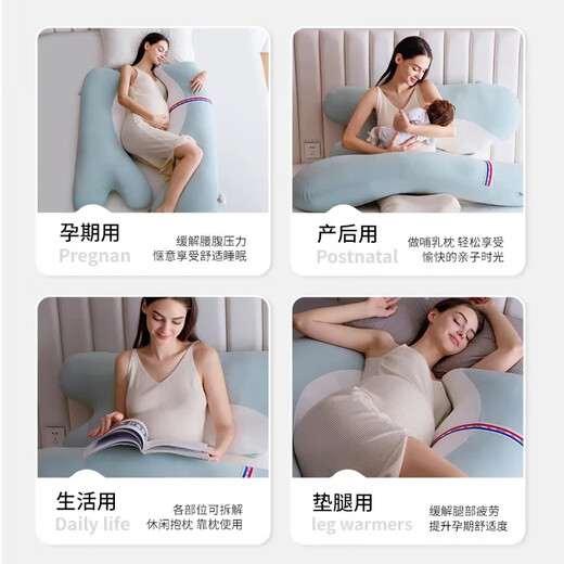 
BabyWatch Pregnant women's pillow to protect waist and side sleeping and dolphin pillow to sleep during pregnancy special gift for pregnant women California coast