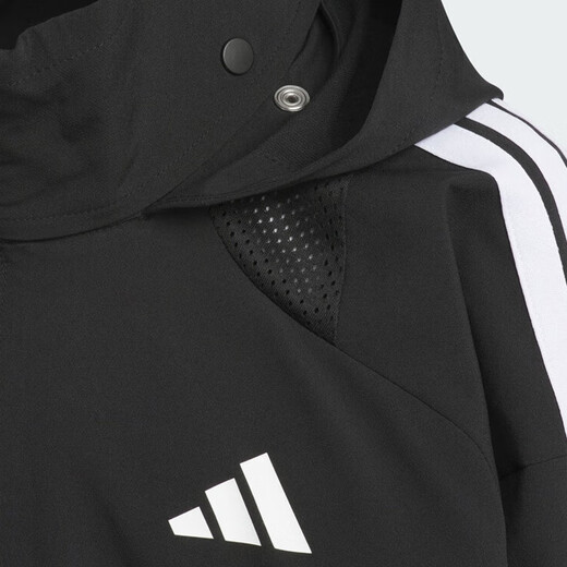 Adidas Children's Clothing 25 Autumn Children's Woven Jacket Thin Men's and Women's Medium and Large Children's Quick-Drying and Comfortable Sports Hooded Jacket KC2543