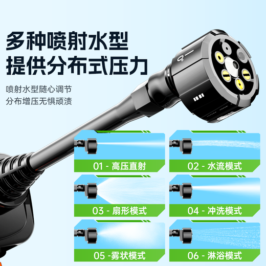 Zhiguozhe car washing machine high-pressure water spray gun pump brush home commercial electric wireless connection tap water air conditioning cleaning special full set