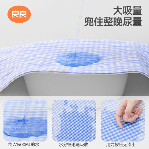 Liangliang (liangliang) almohadilla de sedimento de orina puede lavar lino lino sábanas húmedas almohadillas de cuidado de tía grandes almohadillas menstruales universales todas las estaciones [lino clásico] gexiu gris respirable y no cargoso 81*60 cm (adecuado para bebés de 0-3/adultos)