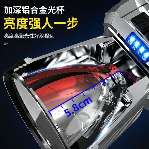 神鱼（SHENYU）小头灯强光超长续航50000w防水60小时军钓鱼专用头灯头戴式疝气灯 微亮-挥手感应-9900K-30时 头灯强光超长续航72小时