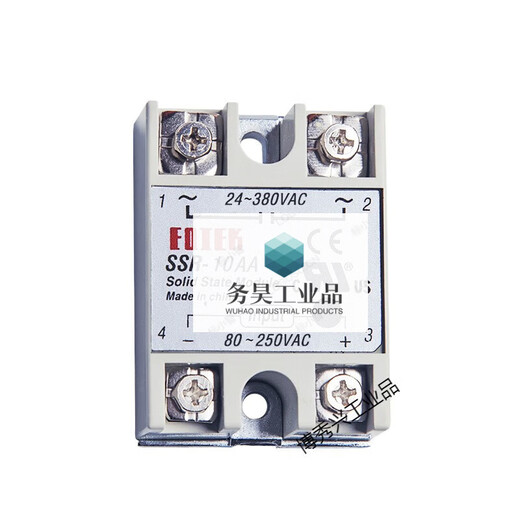 Relay 220V AC control AC 220V single-phase solid state contactor SSR-40AA small non-contact SSR-10AA