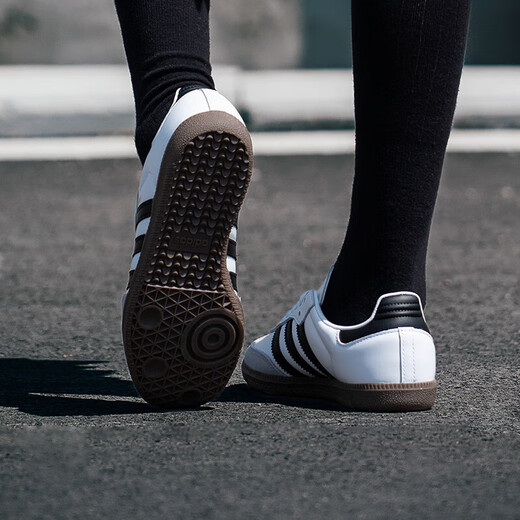 阿迪达斯 （adidas） 三叶草男鞋春新款运动休闲鞋复古时尚老爹鞋舒适耐磨减震跑步鞋B IH4882/白/蓝/德训鞋 41