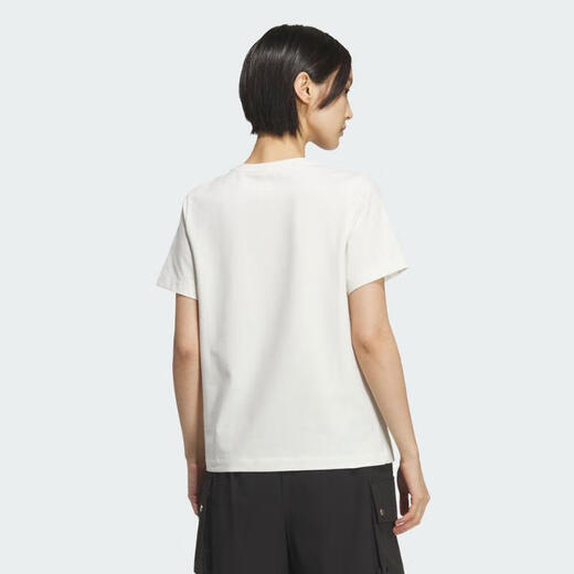 
adidas 2025 women's W LOGO GFX TEE sports and casual short-sleeved T-shirt KF2677 M
