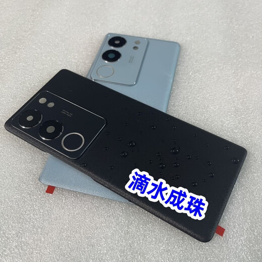 Suitable for vivoS17 original disassembly back cover 17Pro original rear glass s17E pure original mobile phone rear shell screen 17t S17Pro back cover dark black without frame disassembly 99
