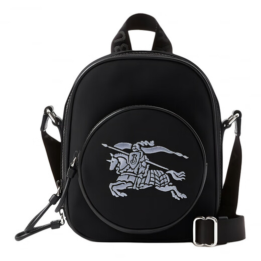 
BURBERRY Equestrian Knight Jacquard Webbing PU Children's Crossbody Bag Basic Pack (Bag + Dust Bag)