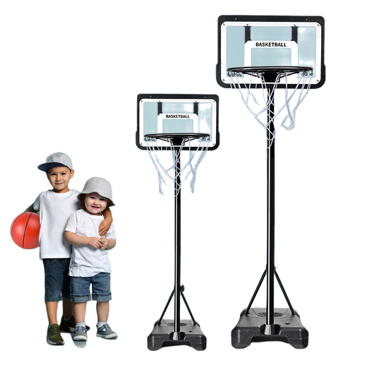 Lingnuo Basketball rack outdoor home indoor lifting mobile basketball frame outdoor children adult shooting rack can shoot [Youth model] can lift height 1.5-2.5 meters