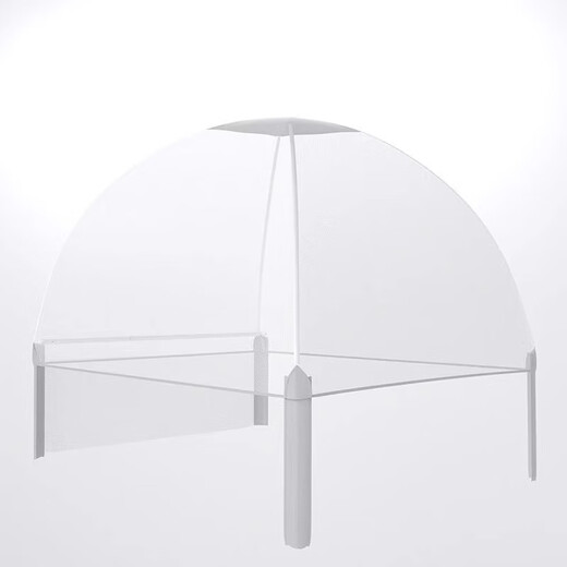 Maruya mosquito net K2 bed fence yurt mosquito net children single mosquito net baby special mosquito net mosquito net accessories K2 yurt mosquito net + nail-free bed fence - simple gray * 3 mosquito net white gray 2.0 * 2.2 meters bed ready stock