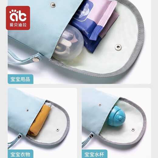 Baby diapers storage bag, medical portable mother and baby bag waterproof baby bag, Yaoyao Peach Red-not just diaper bag