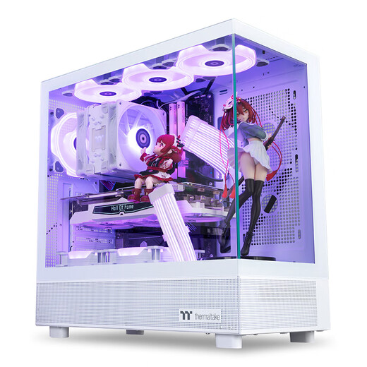 AMD9950X/RTX5080 16G White Magic Dragon game console computer desktop assembly computer host DIY complete machine configuration six 9950X+RTX5070 12G Wantushi 3X