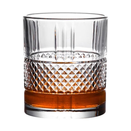 Whiskey glass crystal glass European style spirit glass thickened beer glass glass water glass bar wine glass wine set classical No. 3 300ml