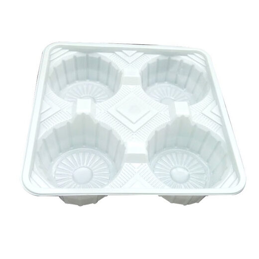 Disposable transparent transparent quatre tasses 12346 tasse de tasse de tasse de tasse de tasse de tasse de tasse de tasse de lait épaissie