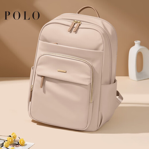 Polo -Rucksack für Frauen mit großer Kapazität Rucksack 14/15,6 Zoll iPad Computerbeutel Leichtes Rucksack Travel Commuter School Tasche