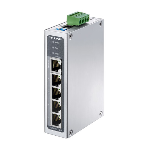 Oluxun customized industrial switch 100 Gigabit Gigabit Ethernet network 5 port 8 port 24 port optical port rail guide rail wall-mounted TL-P12200A (12V/2A, ordinary industrial exchange