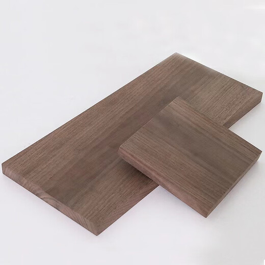 LZJV North American black walnut wood board solid wood square wood strip DIY carving material desktop partition wood board custom 15122cm