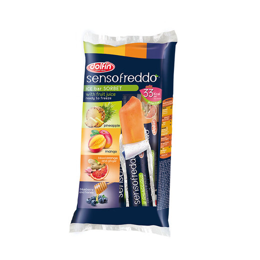 Dole Cool Ice Shuangle Cool Ice series fruity drinks (popsicle bars) 400ml (10*40ml) crushed ice