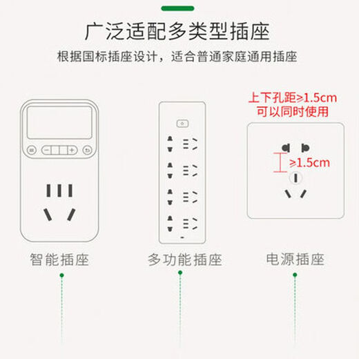 Zongji socket plug with two holes, children's anti-electric shock protective cover, baby plug jack protective cover, safety plug switch plug, elegant white, with handle/anti-electric shock/tight and firm, 50 pieces, 25 pieces each for two phases and three phases