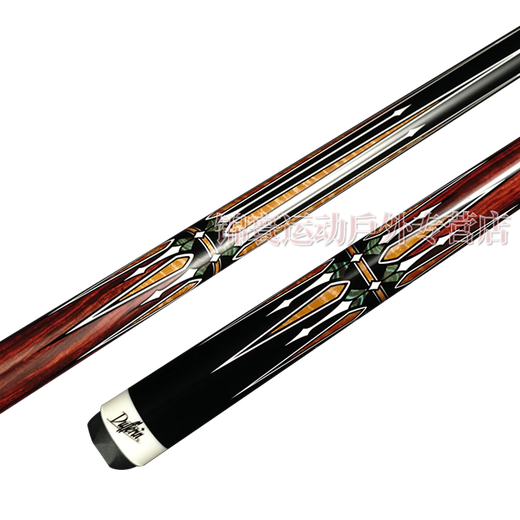 达芬尼台球杆白音符2二代家族aA12356总督gG2九球杆中式八球大头杆 达芬尼家族系列A3 送达芬尼皮头+TP巧粉+加长把
