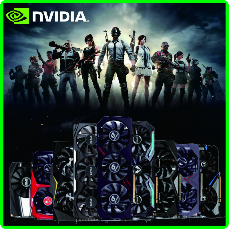 Buntes GTX1050TI2G4G10603G5G16606G10701080 Ti8G 11G General Snapdragon Wind Flame War God Netchi Desktop Disassemed Independent Graphics Card Gigabyte GTX1080 8G G1