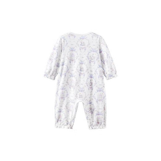 英氏（YEEHOO）婴儿衣服四季连体衣男女童长袖爬服7A抑菌新生儿衣服