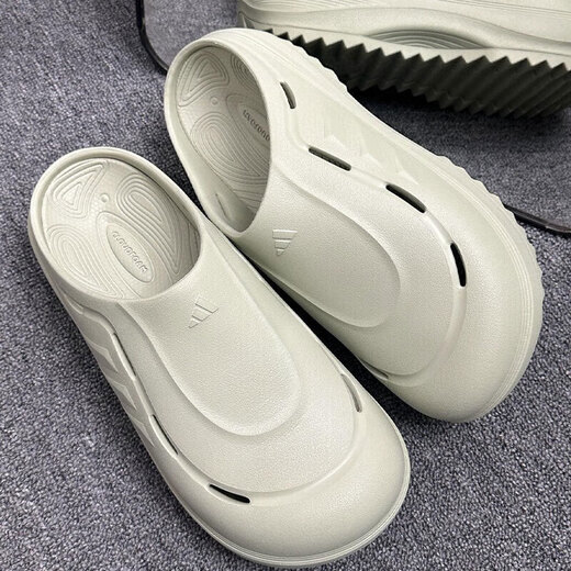 Sandales adidas Chaussures masculines Chaussures pour femmes 2025 Été Nouveau Bobo Sandales Sac à semelle épaisse Pantoufères Légères chaussures de plage décontractées JR9274 40,5