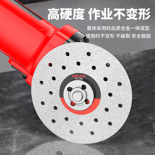 Delixi Electric Rock Slab Special Cutting Sheet Ultra-Thin Ceramic Tile Trimming Sharp Vitrified Brick Polishing Stone Flat Grinding Sheet Wear-Resistant Industrial Grade-Stone Slab Cutting Sheet 2 Pieces Pack